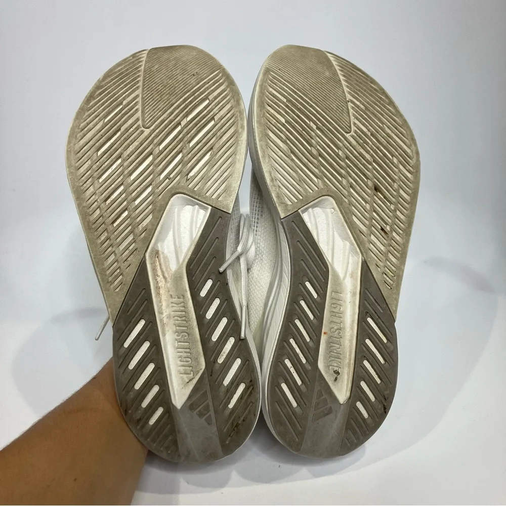 Adidas Durango Speed all white‎ sneakers light strike men’s size 9 running shoes